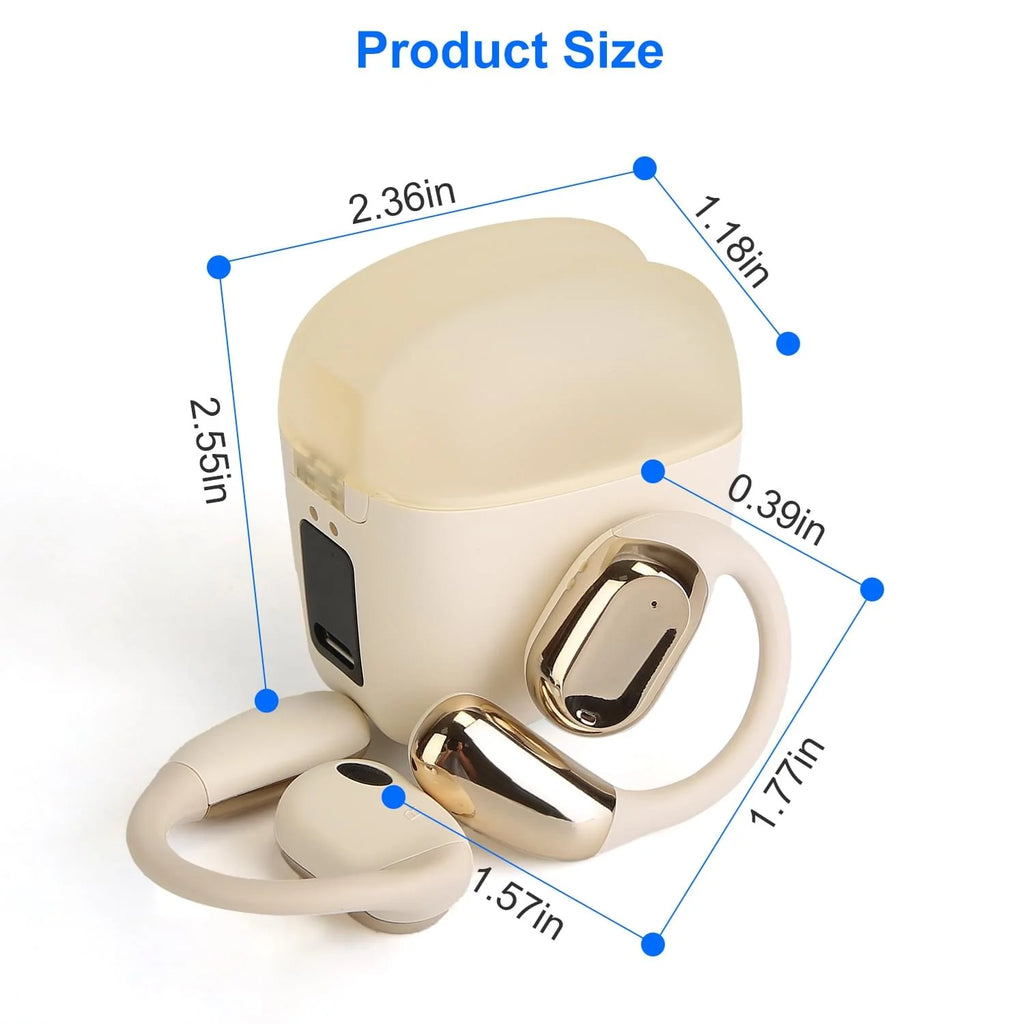 Open-Ear Earbuds with Display Case