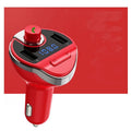 Car Bluetooth T20 Hands-Free FM Transmitter MP3 Player Phone Charger