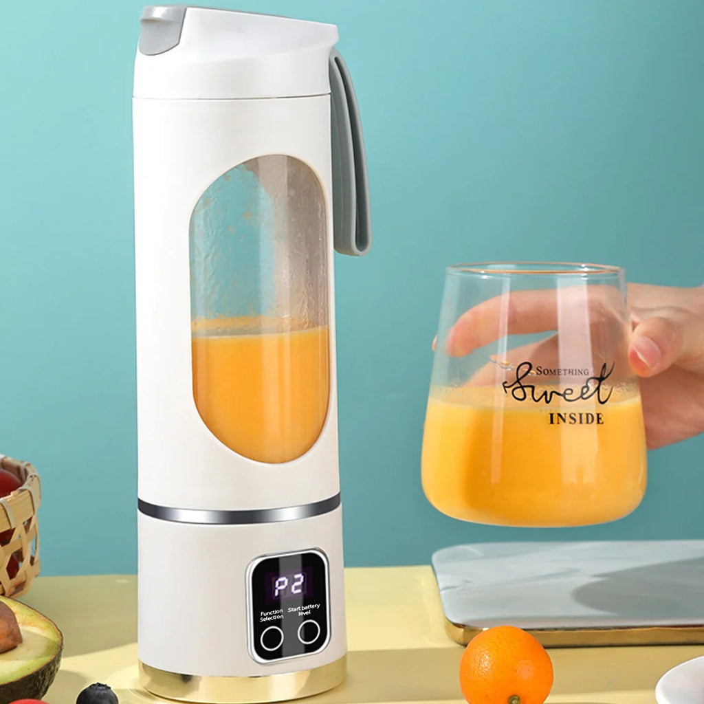 Portable USB Rechargeable Juicer Cup Electric Mixer Blender Smoothie Maker 450Ml