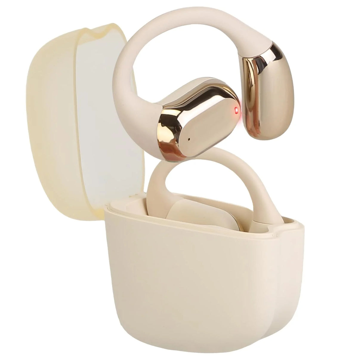 Open-Ear Earbuds with Display Case