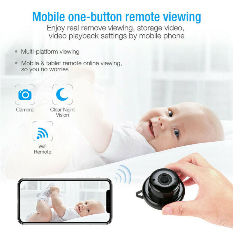 360-Degree WiFi Security Camera with Night Vision