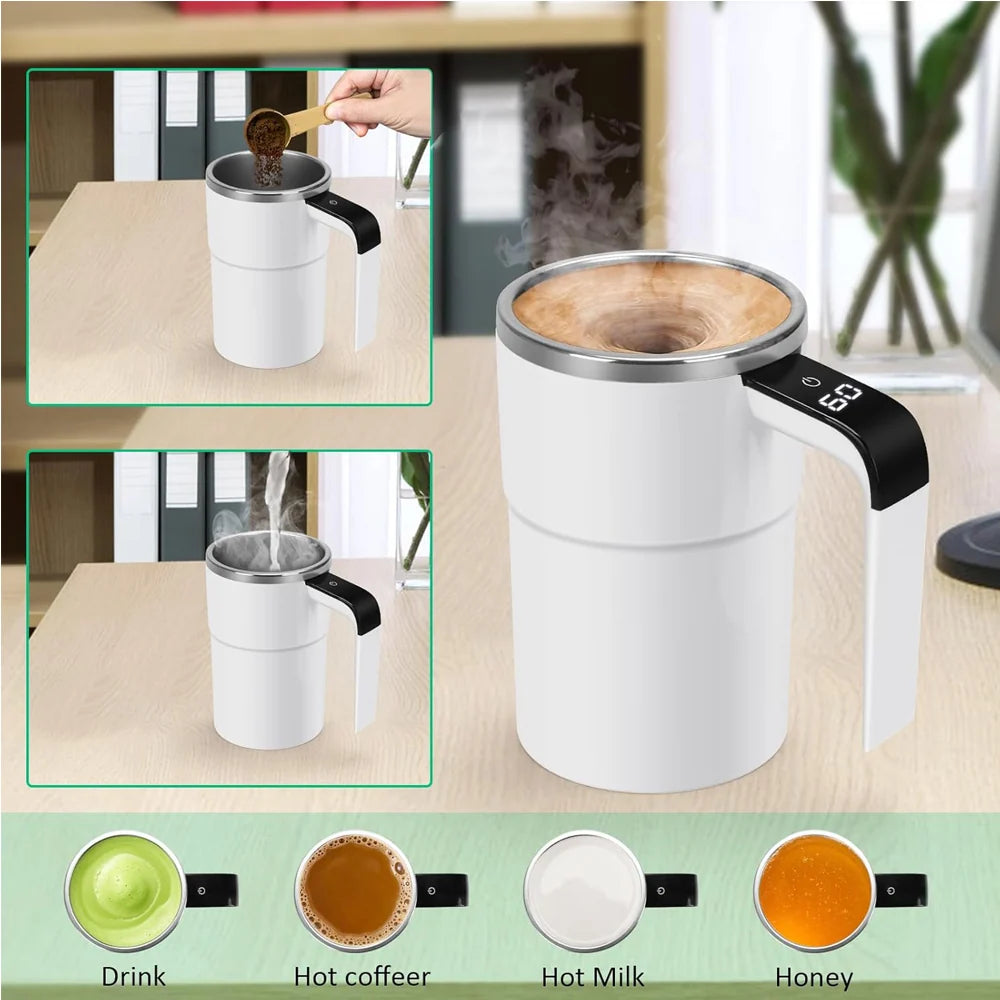Self-Stirring Mug with Temperature Display