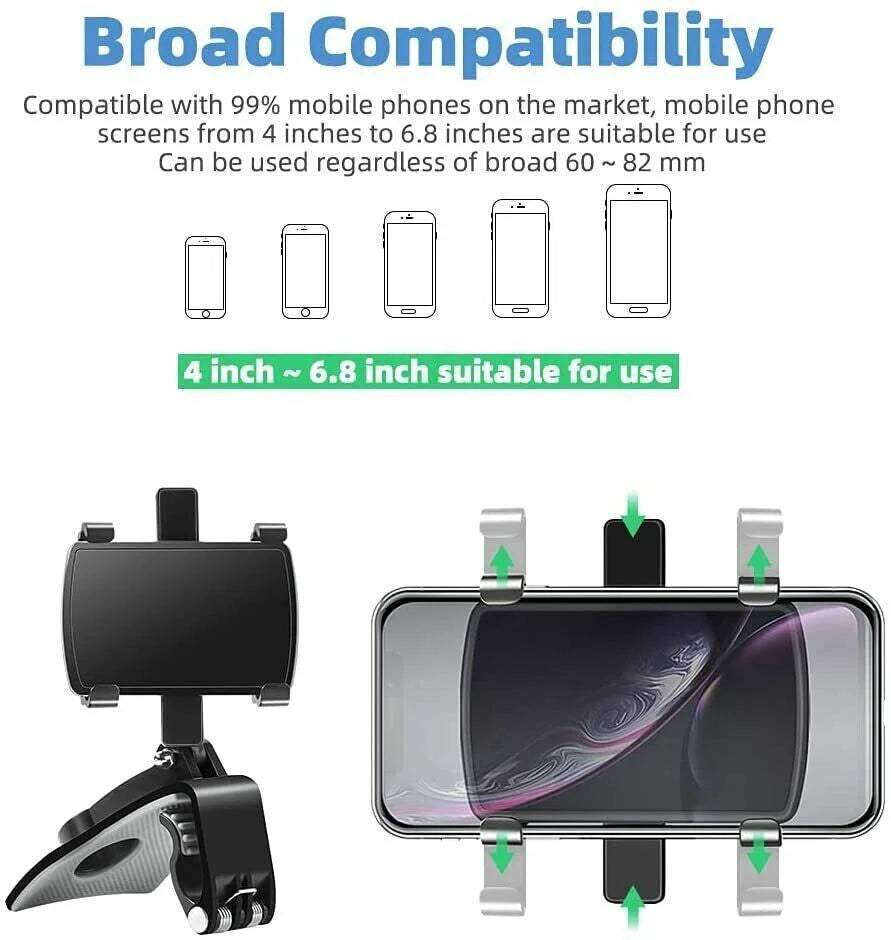 Universal Car Dashboard Mount Holder Stand Clamp Cradle Clip for Cell Phone GPS