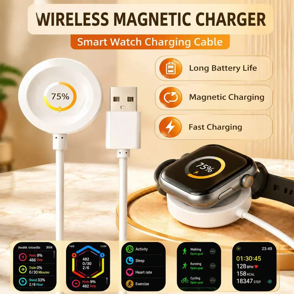 Ten-In-One Smart Watch Set with Wireless Earbuds, Multiple Watch Bands, Magnetic Charger & Protective Case, All-In-One Fitness Smartwatch Gift Box for Men Women