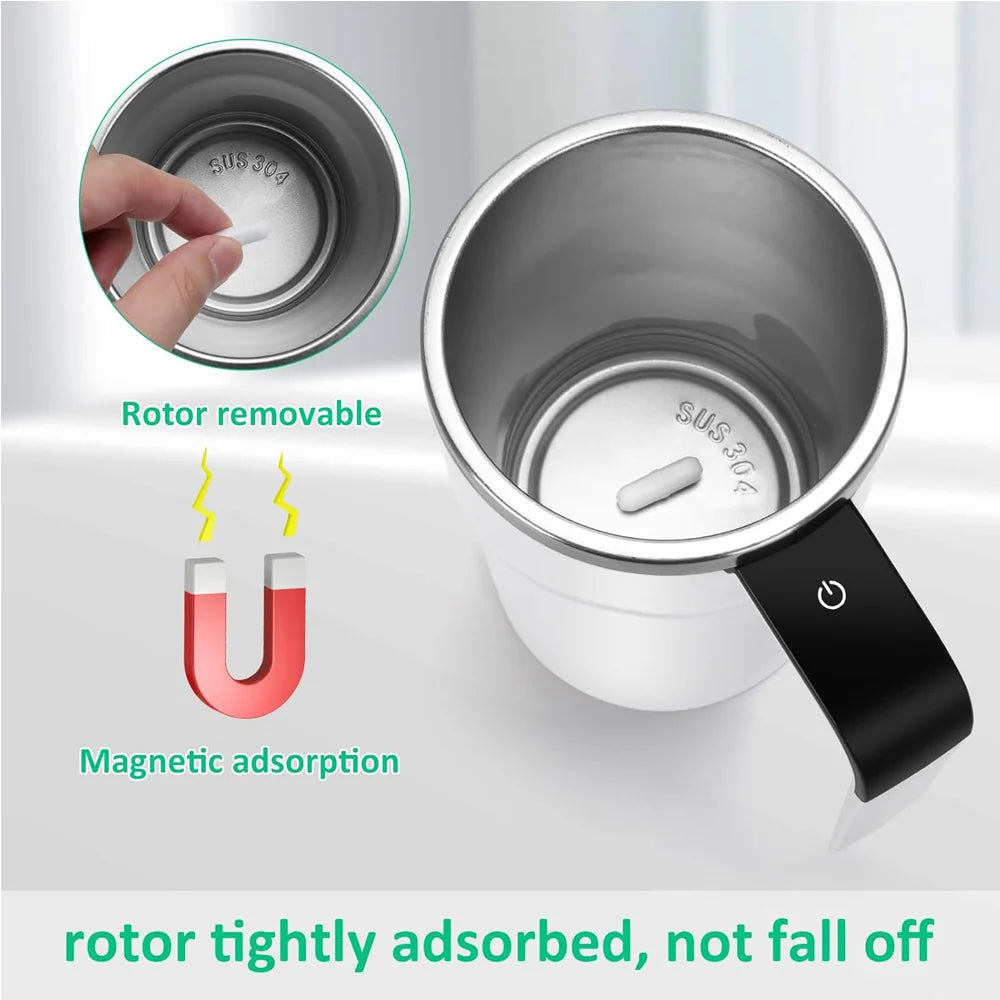 Self-Stirring Mug with Temperature Display