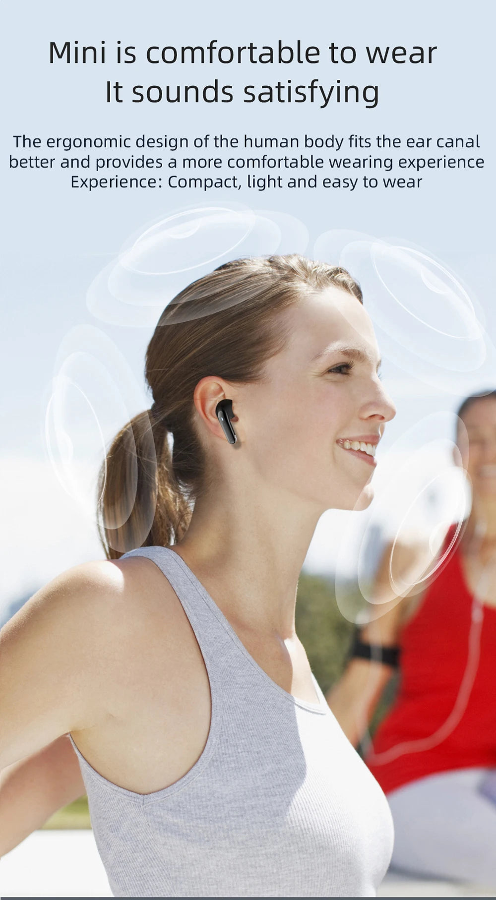 Noise Cancelling Wireless Earbuds with LED Display