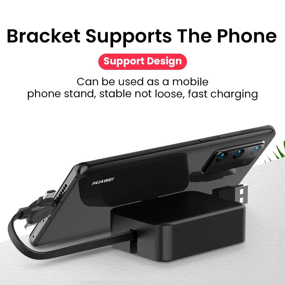 4-In-1 Retractable Charging Cable