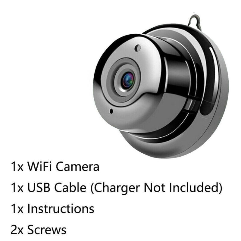 360-Degree WiFi Security Camera with Night Vision