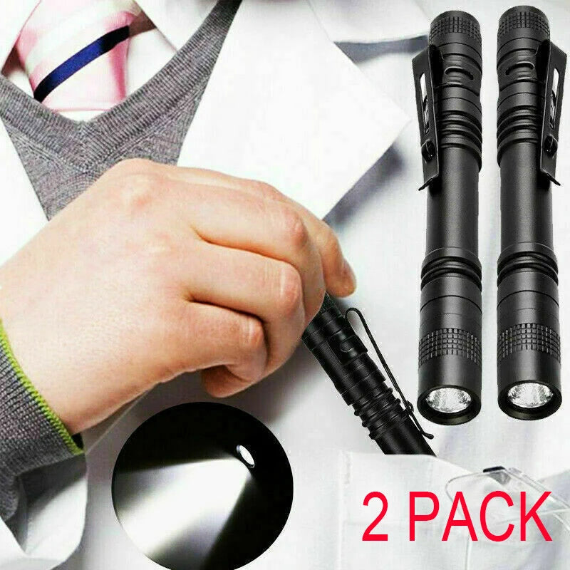 Tactical Flashlight Small LED Torch Light Mini Super Bright Penlight Work Light