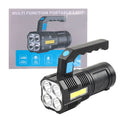 LED Flashlight USB Rechargeable Torch COB Spotlight Camping Light Emergency Lamp 4 Modes Waterproof Work Light