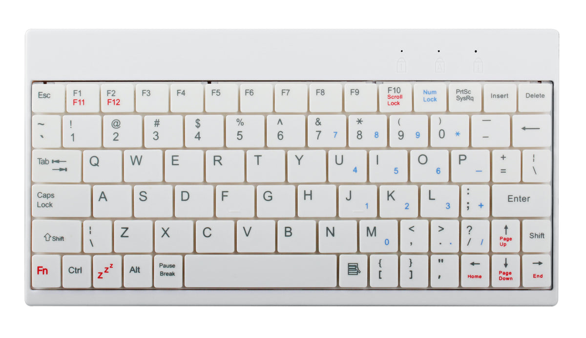 80-key wired keyboard with tablet stand