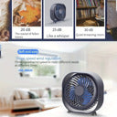 Rechargeable Mini Desk Fan