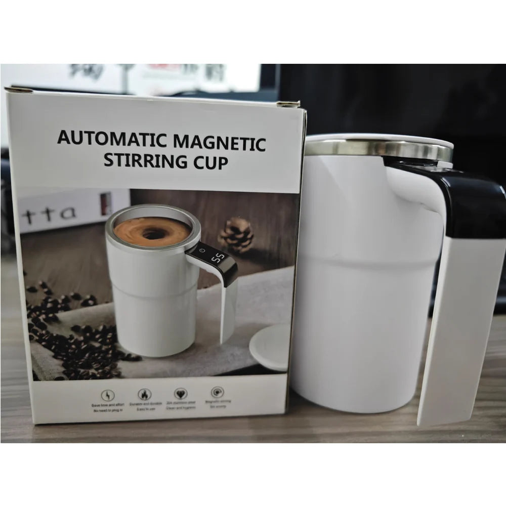 Self-Stirring Mug with Temperature Display