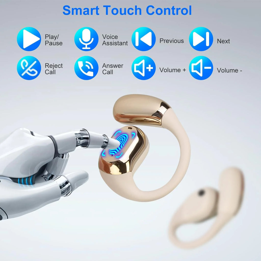 Open-Ear Earbuds with Display Case